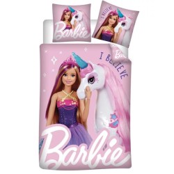 Barbie Believe Bettw√§sche 140√ó200cm, 63√ó63 cm Microfaser