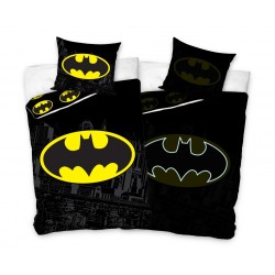 Batman glow-in-the-dark bedding set 140×200cm, 70×90 cm