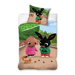 Bing Squirrel bedding set 140×200cm, 70x80 cm