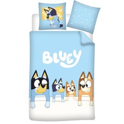 Bluey bedding cover 140×200cm, 65×65 cm