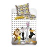 Les personnages classiques des Looney Tunes Parure de lit Looney Tunes 140 x 200 cm, 70 x 90 cm