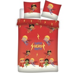 Superman Mini Friends DC Super Hero bedding set 140×200cm, 65×65 cm