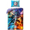 Demon Slayer Battle bedding cover 140×200cm, 70×90 cm