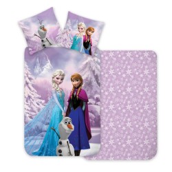 Parure de lit Disney Frozen Snowy 140√ó200cm, 70√ó90 cm