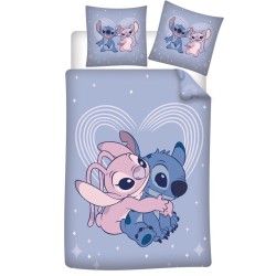 Disney Lilo and Stitch Cuddle bedding cover 140×200cm, 70x90 cm