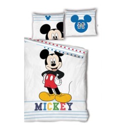 Parure de lit Disney Mickey 140x200cm, 65x65 cm