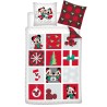 Disney Minnie Disney Mickey, Minnie Weihnachtsbettw√§sche 140√ó200cm, 65√ó65 cm