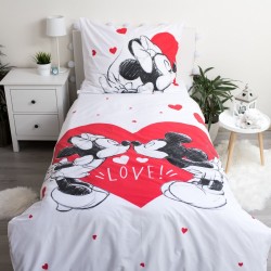 Disney Mickey  Minnie Love Bedding Set 140×200cm, 70×90 cm