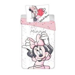 Disney Minnie White bedding set 140×200cm, 70×90 cm