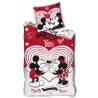 Disney Mickey Mickey Kiss Disney Minnie, Bettw√§schebezug 140x200cm, 63x63 cm Microfaser