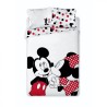 Disney Mickey  Mickey Love Disney Minnie, bedding set 140x200cm, 63x63 cm microfibre