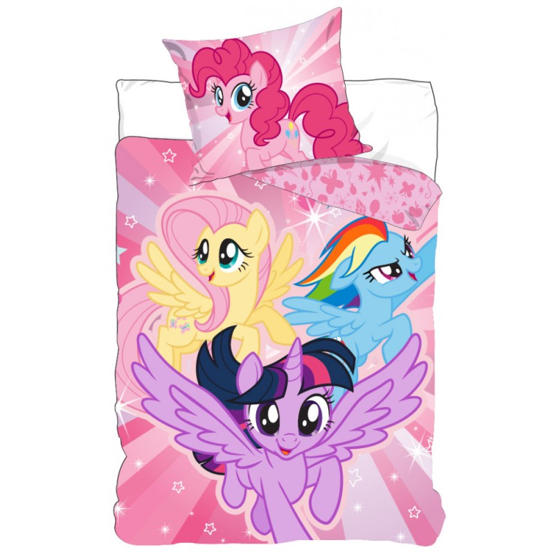 My Little Pony bedding set 140×200cm, 70×90 cm