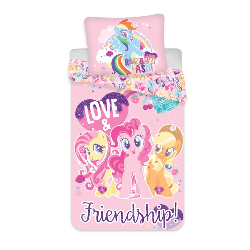 My Little Pony Friendship bedding set 140×200cm, 70×90 cm