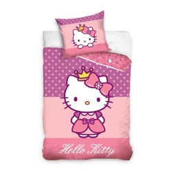 Hello Kitty Crown bedding set 140×200cm, 70x90 cm