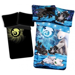 How To Train Your Dragon Babies glow-in-the-dark bedding set 140×200cm, 70×90 cm