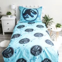 Jurassic World Dinosaur Tracker Glow-in-the-Dark Bedding Set 140×200cm, 70x90 cm