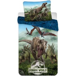 Jurassic World Forest bed linen 140x200 cm, 70x90 cm