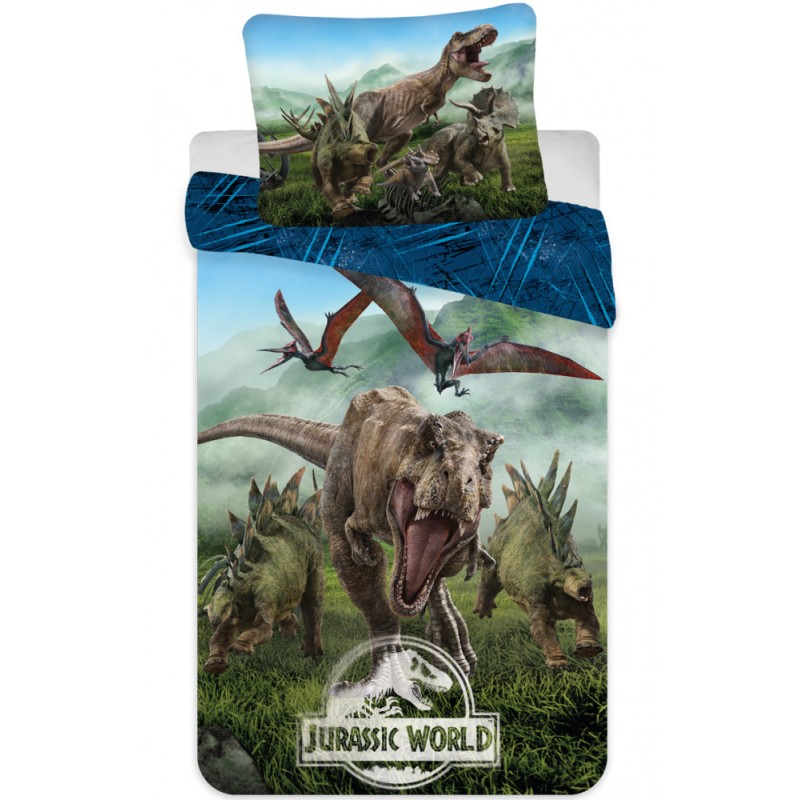 Jurassic World Forest bed linen 140x200 cm, 70x90 cm