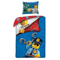 Lego City bedding set 140×200cm, 70×90 cm