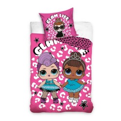 LOL Surprise Glam bedding set 140×200cm, 70x90 cm