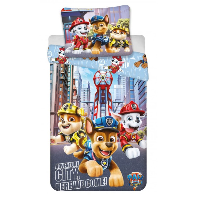 Paw Patrol bedding set 140×200cm, 70×90 cm microfibre