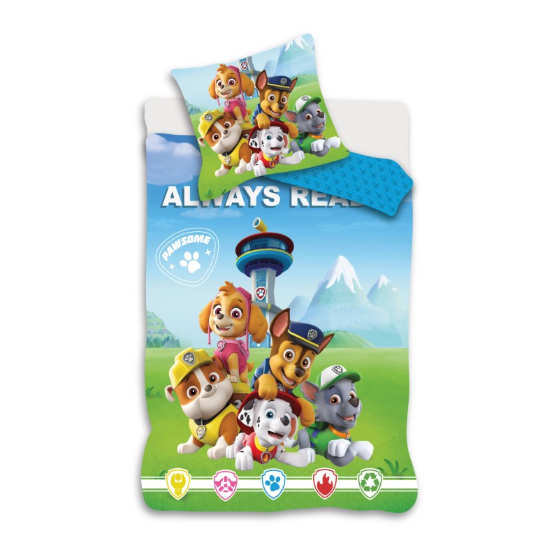 Parure de lit Always Paw Patrol 140x200cm, 70x90 cm