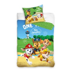 Parure de lit Big Dream Paw Patrol 140x200cm, 70x90 cm