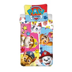 Paw Patrol Comic bedding set 140×200cm, 70×90 cm