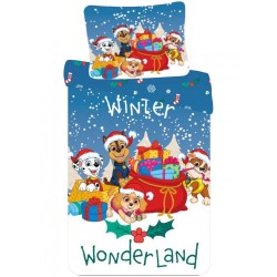 Paw Patrol Holiday Christmas duvet cover 140×200cm, 70×90 cm