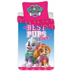 Parure de lit Paw Patrol Magenta 135 x 200 cm, 80 x 80 cm