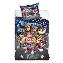 Housse de lit Power-up Paw Patrol 140×200 cm, 70x90 cm