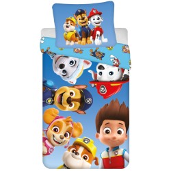 Housse de couette Paw Patrol Puppy Bliss 140√ó200cm, 70√ó90 cm Microfibre