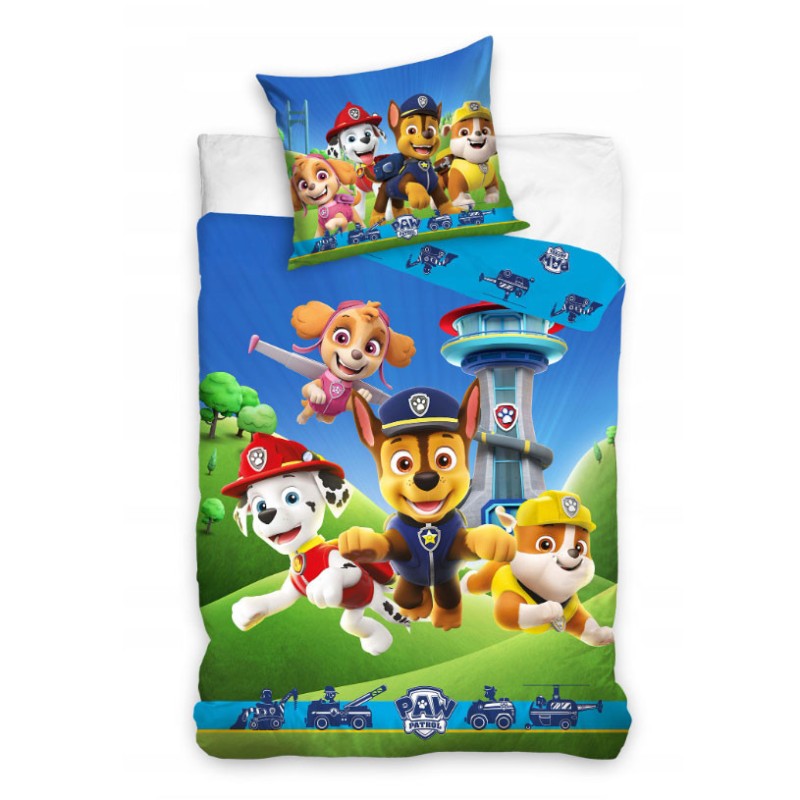 Paw Patrol Station  bedding cover 140×200cm, 70x90 cm