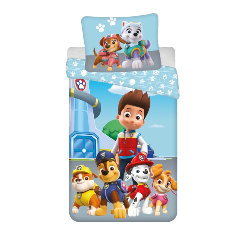 Housse de couette Paw Patrol Troop 140x200 cm, 70x90 cm