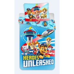 Housse de couette Paw Patrol Unleashed 135√ó200cm, 80√ó80 cm