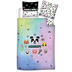 Minecraft Animals bedding set 140×200cm, 63×63 cm microfibre