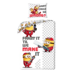 Minions Make It bedding set 140×200cm, 70×90 cm microfibre