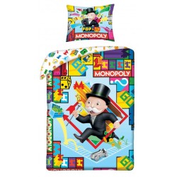 Monopoly bedding set 140×200cm, 70×90 cm