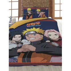 Naruto Confident Trio Parure de lit 140 à 200 cm, 60 à 70 cm