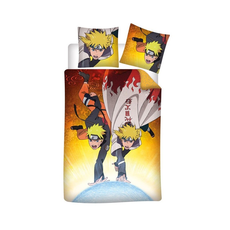 Naruto Minato bedding set 140×200cm, 63×63 cm microfibre