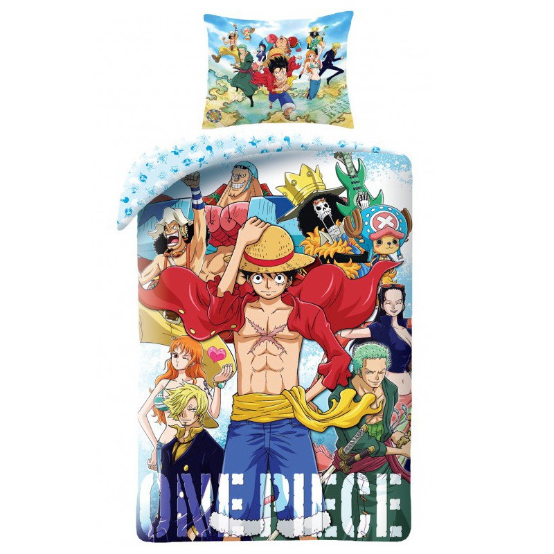 Parure de lit One Piece Journey 140 à 200 cm, 70 à 90 cm