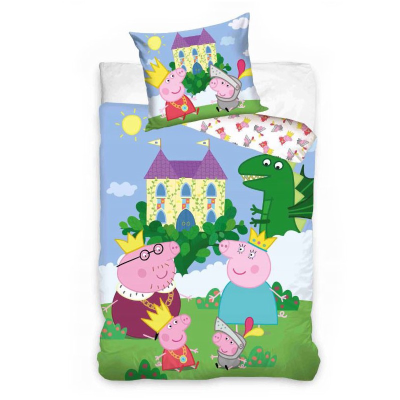 Parure de lit Peppa Pig Storyteller 140×200 cm, 70×90 cm