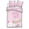 Peppa Pig Tutu Bedding Set 140×200cm, 63×63 cm microfibre