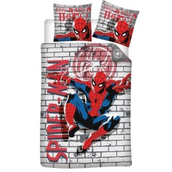 Housse de couette Spiderman Downtown 140 x 200 cm, 65 x 65 cm