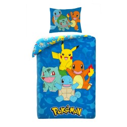 Pokémon Blue bedding set 140×200cm, 70×90 cm microfibre