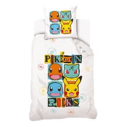 Pokémon Rocks bedding set 140×200cm, 70×90 cm