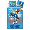 Parure de lit Sonic the Hedgehog Sonic the Hedgehog Race 140√ó200cm, 63√ó63 cm Microfibre