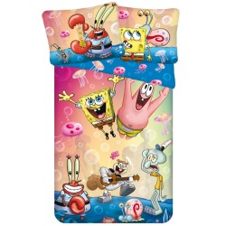 SpongeBob Party bedding cover 140×200cm, 70×90 cm microfibre