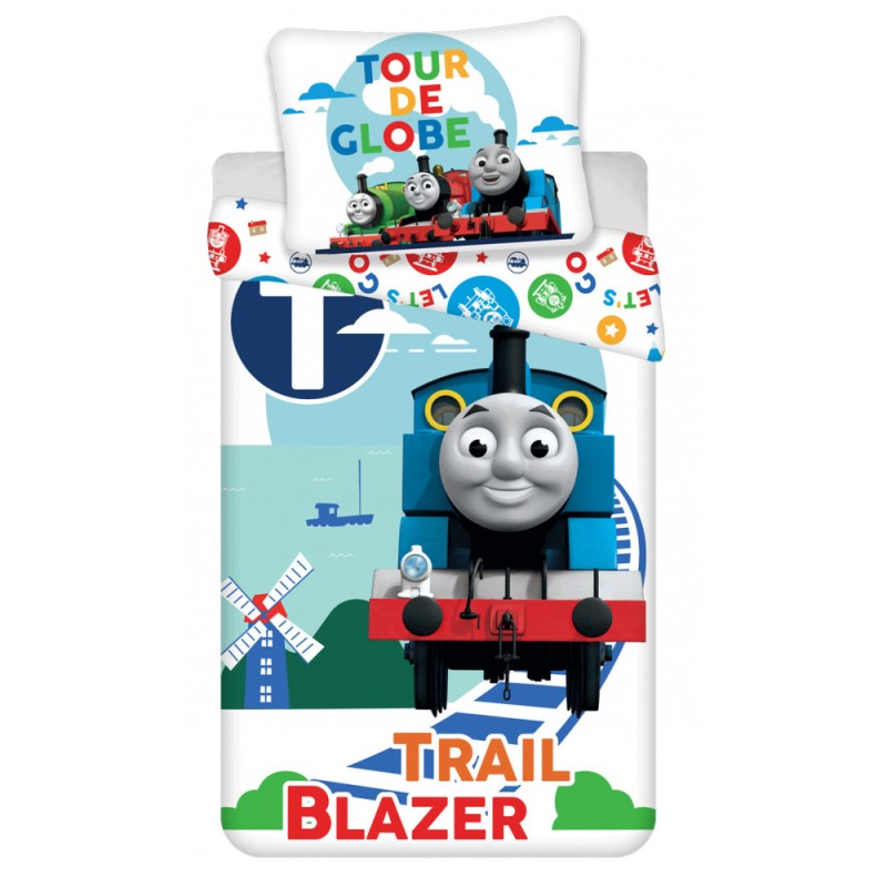 Thomas and Friends bedding set Trail 140×200cm, 70×90 cm