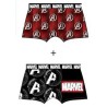 Boxer pour homme Avengers 2 pièces/paquet L